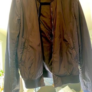 Gucci reversible bomber Navy Blue size Medium
